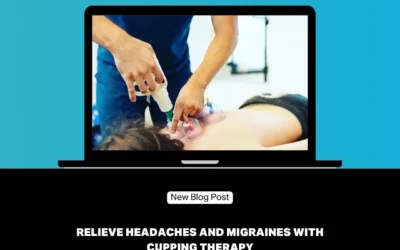 Relieve headaches and Migraines with Cupping Physical therapy